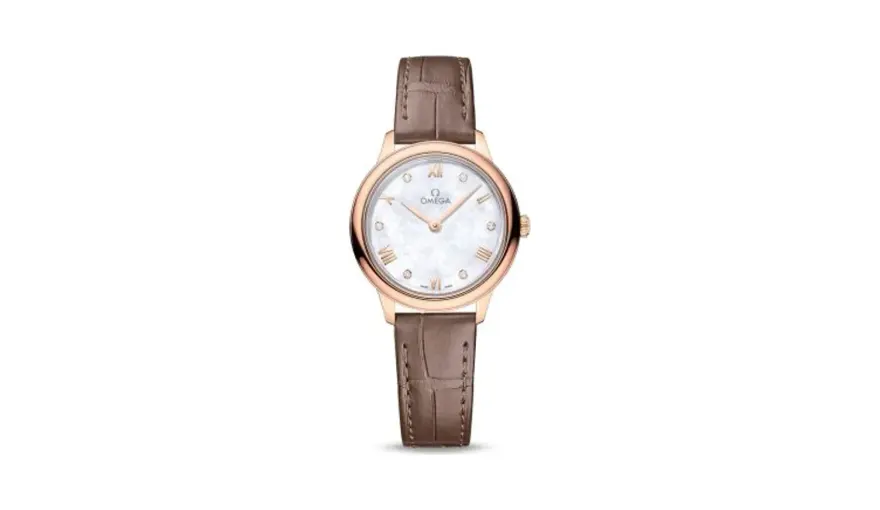 Omega De Ville Quartz 27.5 Sedna Gold / MOP - Diamond