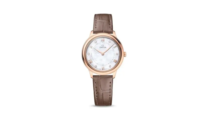 Omega De Ville Quartz 30 Sedna Gold / MOP - Diamond