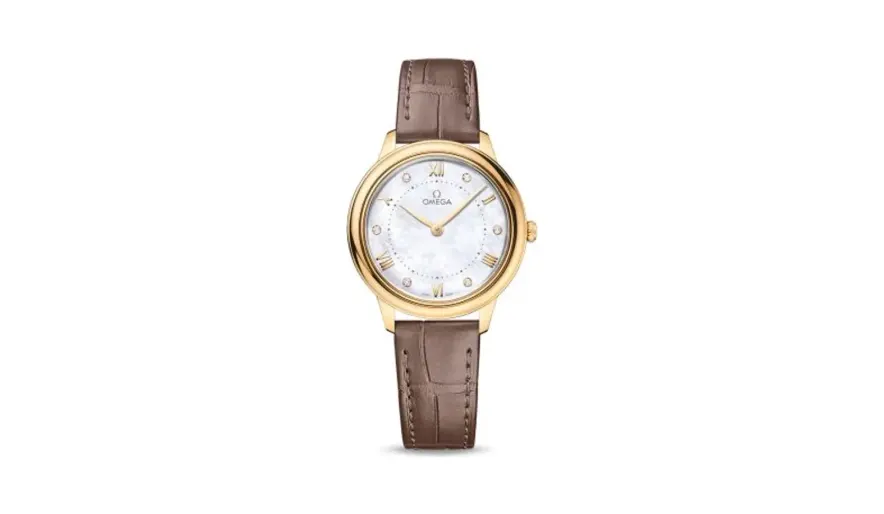 Omega De Ville Quartz 30 Yellow Gold / MOP - Diamond