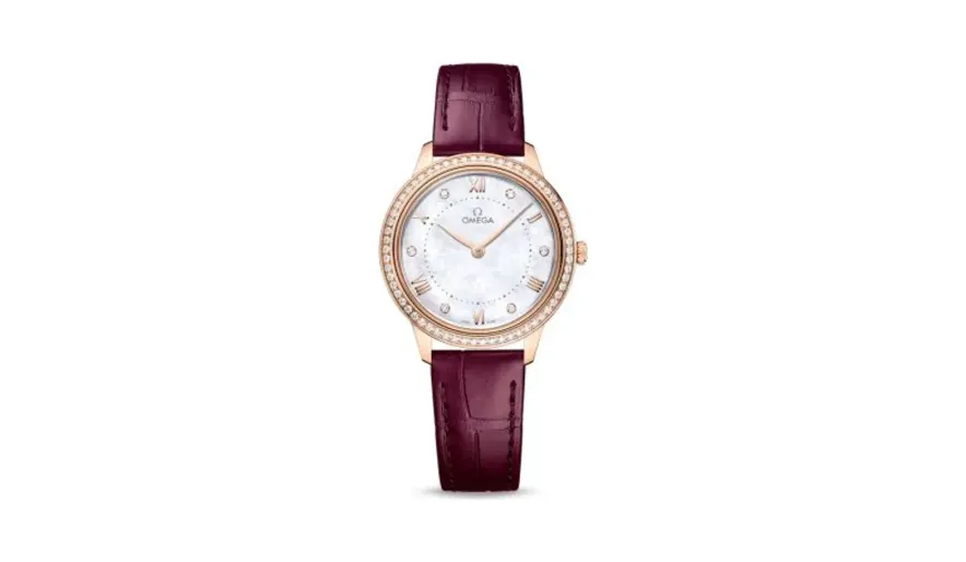 Omega De Ville Quartz 30 Sedna Gold - Diamond / MOP - Diamond