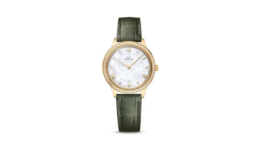 Omega De Ville Quartz 30 Yellow Gold - Diamond / MOP - Diamond