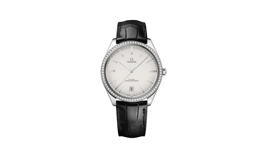 Omega De Ville Trésor Master Chronometer Stainless Steel / Diamond / Silver