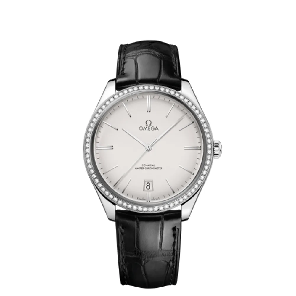 Omega De Ville Trésor Master Chronometer Stainless Steel / Diamond / Silver