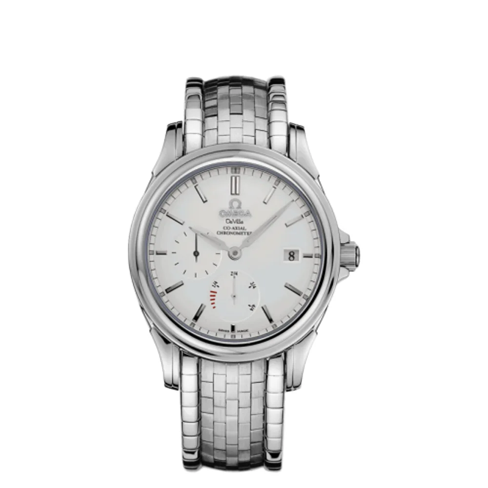 Omega De Ville Prestige Co-Axial 38.7 Power Reserve Stainless Steel / Silver / Bracelet