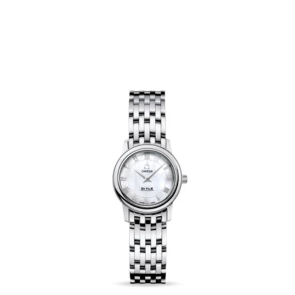 Omega De Ville Prestige Quartz 22 Stainless Steel / MOP / Bracelet