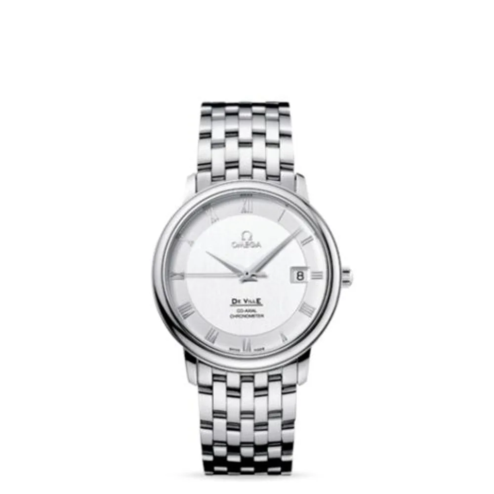 Omega De Ville Prestige Co-Axial 36.5 Stainless Steel / Silver / Bracelet
