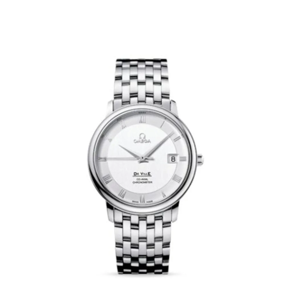 Omega De Ville Prestige Co-Axial 36.5 Stainless Steel / Silver / Bracelet
