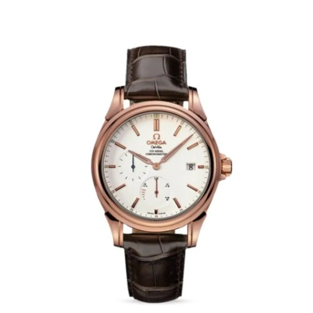Omega De Ville Co-Axial 38.7 Power Reserve Red Gold / White