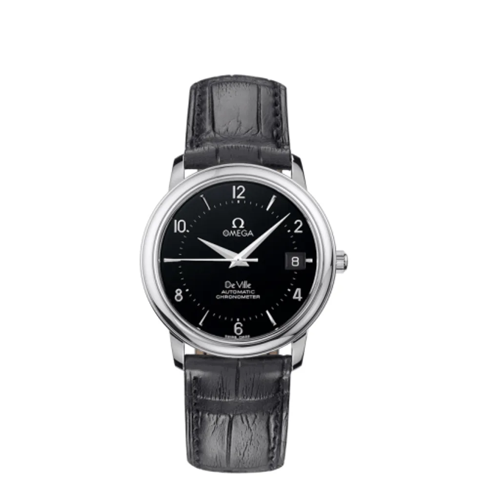 Omega De Ville Prestige Automatic 34.7 Stainless Steel / Black