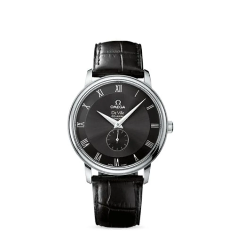 Omega De Ville Prestige Co-Axial 39 Small Seconds Stainless Steel / Black