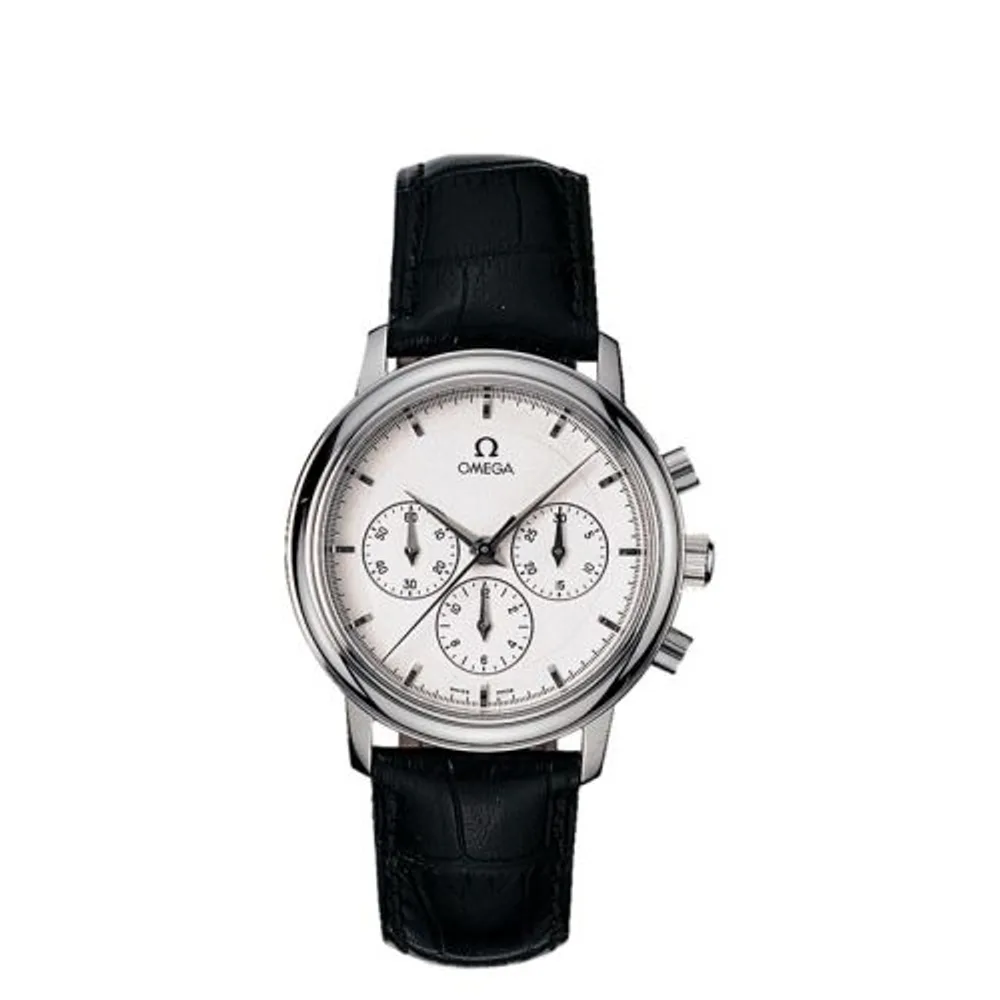 Omega De Ville Prestige Chronograph Stainless Steel / Silver