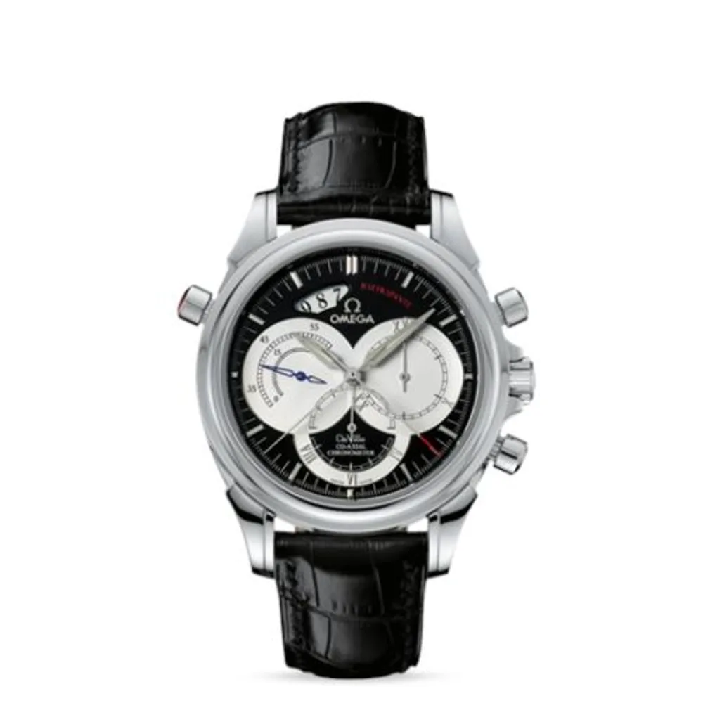 Omega De Ville Co-Axial 41 Chronoscope Rattrapante Stainless Steel / Black