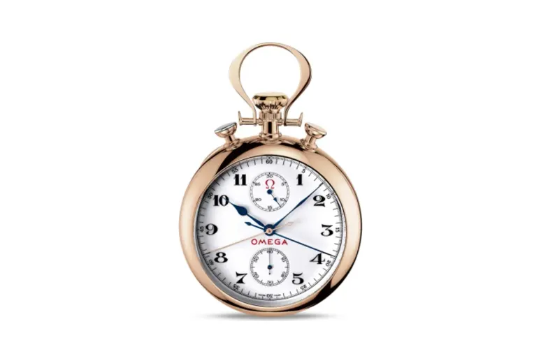 Omega Museum Collection Olympic Pocket Watch 1932 Red Gold
