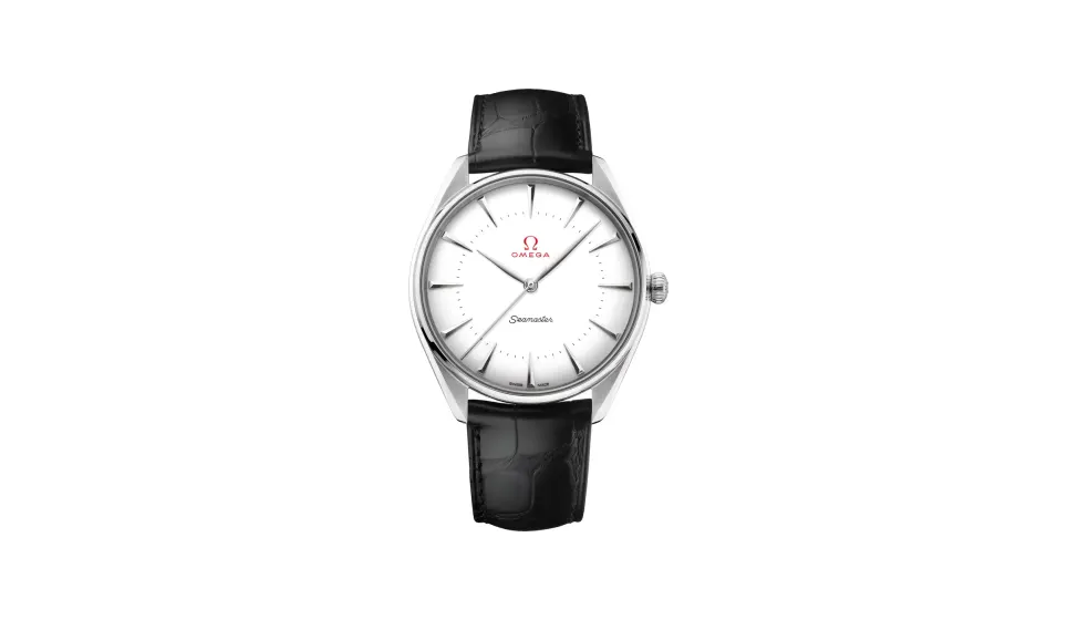 Omega Seamaster Olympic Official Timekeeper 39.5 mm, Canopus Gold™ on leather strap