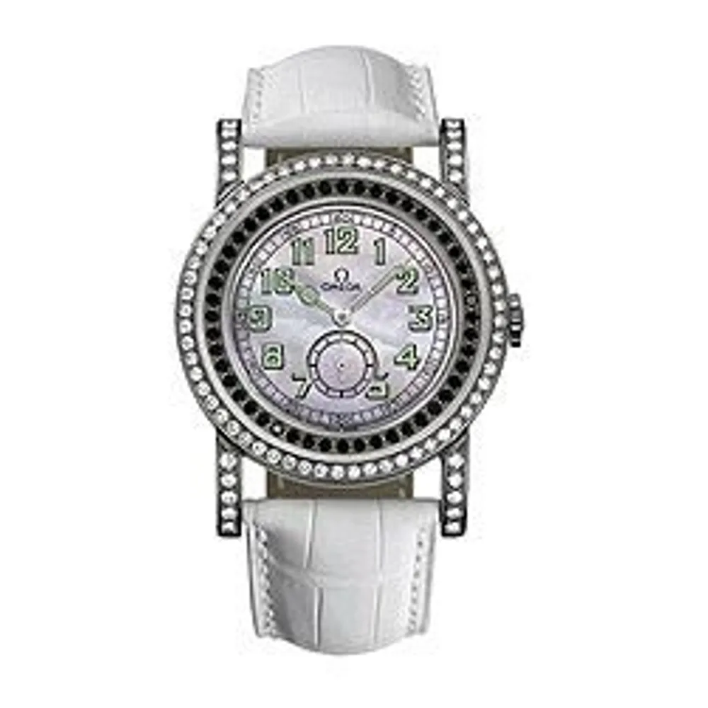 Omega Museum Collection N° 1 "Pilots 1938" Aquarella Black Diamonds