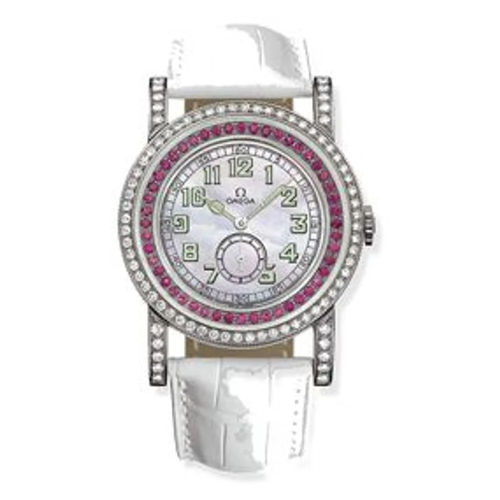 Omega Museum Collection N° 1 "Pilots 1938" Aquarella Pink Sapphires