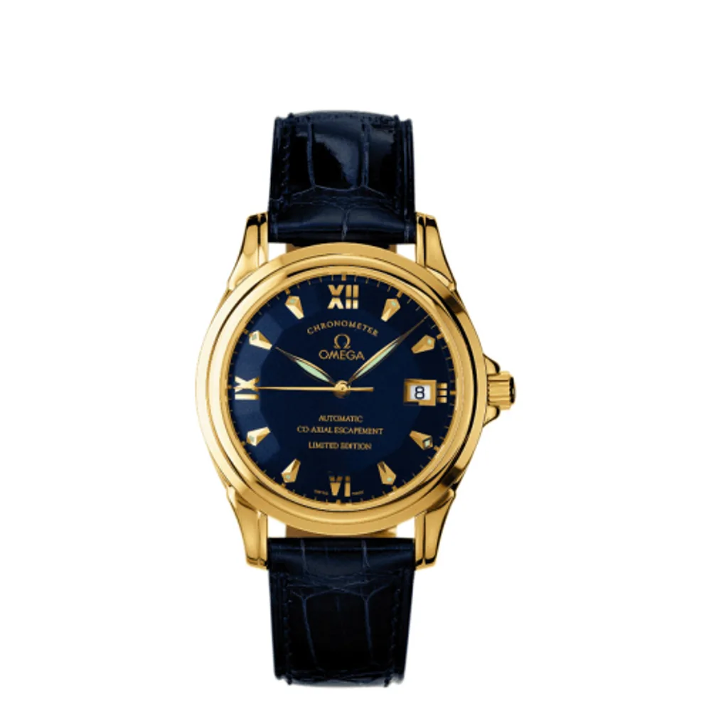 Omega De Ville Co-Axial 37.5 Red Gold / Blue / LTD