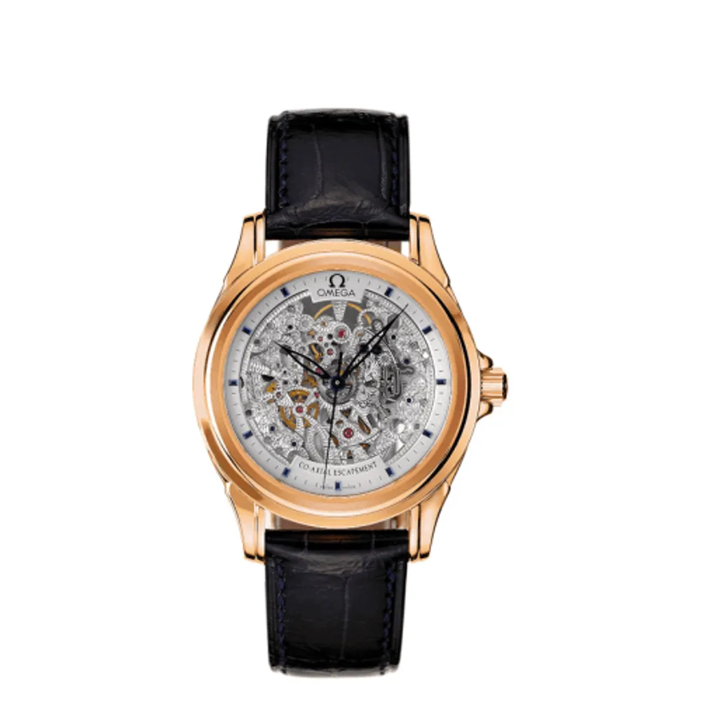 Omega De Ville Co-Axial 37.5 Red Gold / Skeleton