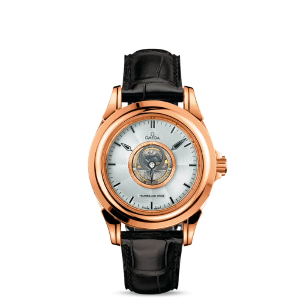 Omega De Ville Tourbillon Red Gold / Silver