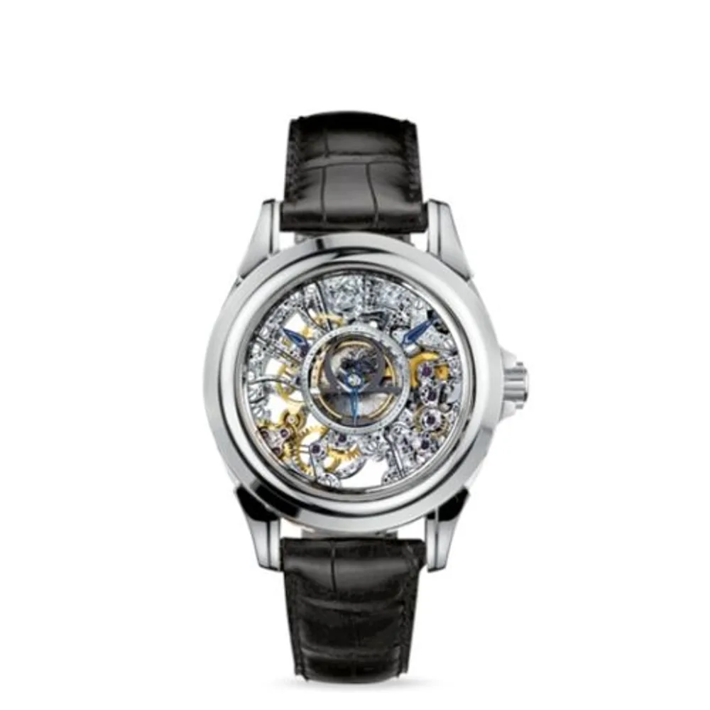 Omega De Ville Tourbillon Platinum / Skeleton