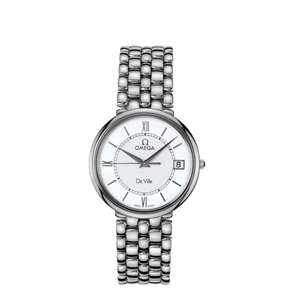 Omega De Ville Classic Quartz 33 Stainless Steel / Silver / Bracelet