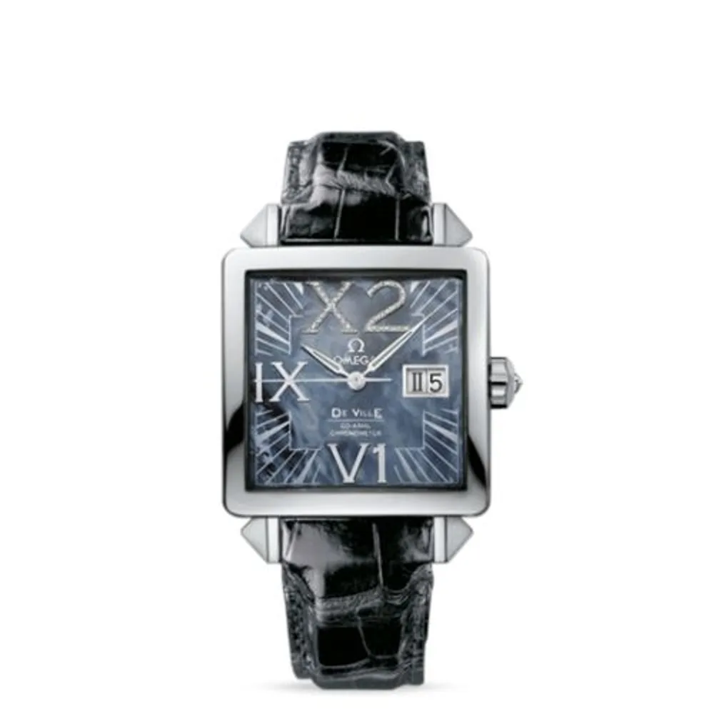Omega De Ville X2 Co-Axial 35 Big Date Stainless Steel / MOP