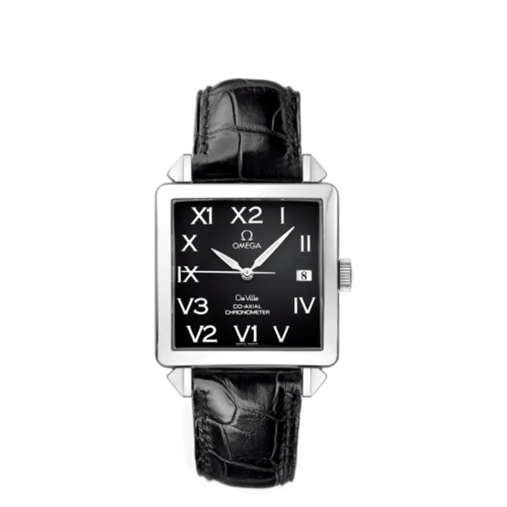Omega De Ville Byzantium Co-Axial 33.4 Co-Axial Stainless Steel / Black