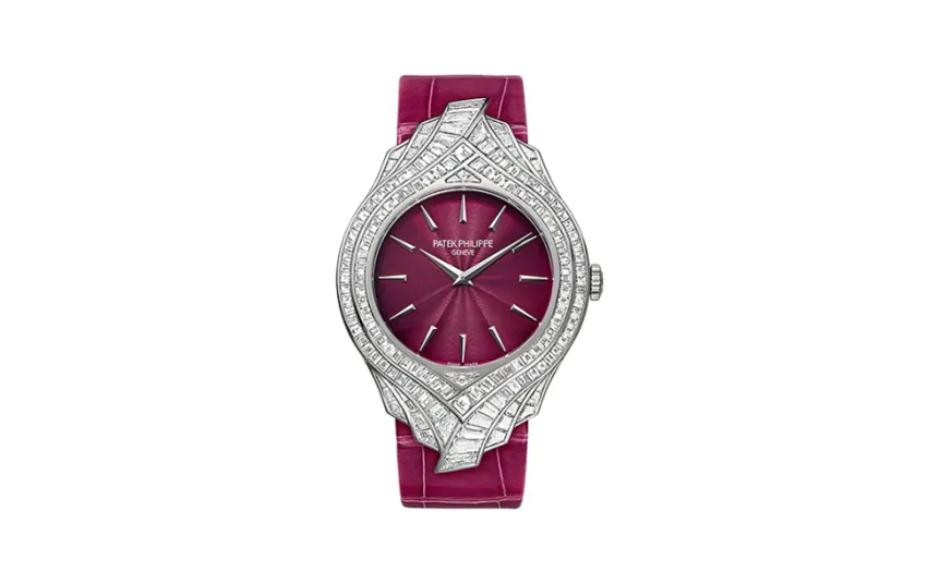 Patek Philippe Calatrava 4895 White Gold / Bordeaux