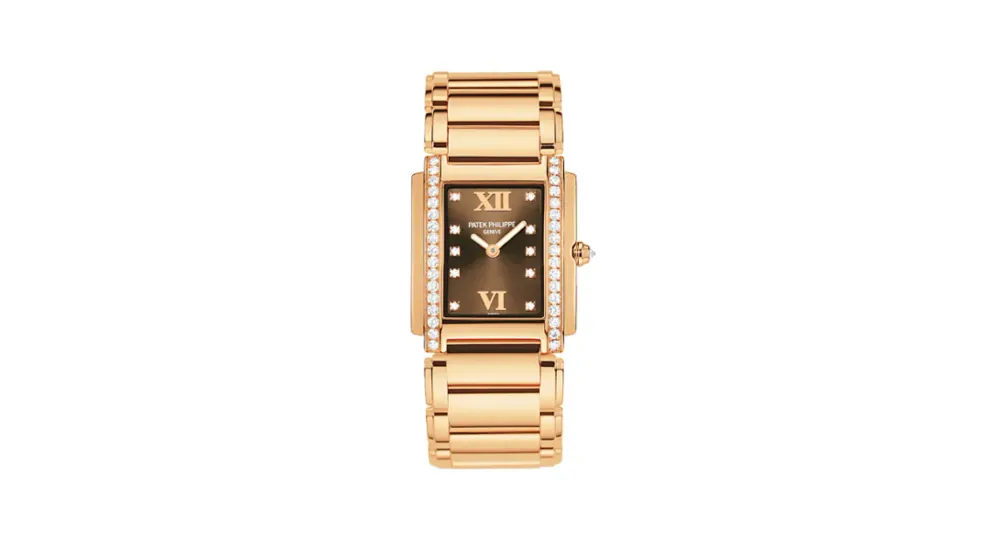 Patek Philippe Twenty~4 4910 Rose Gold / Brown