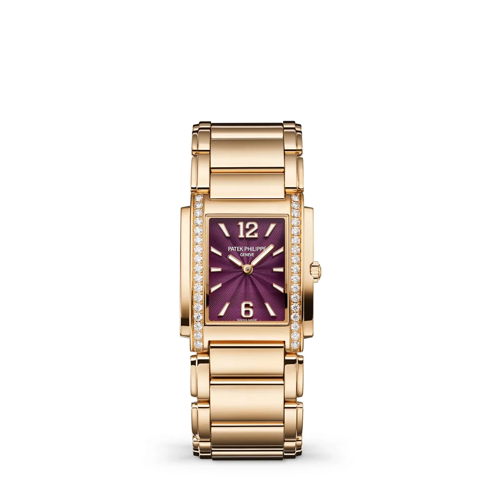Patek Philippe Twenty~4, Rose gold, Purple dial