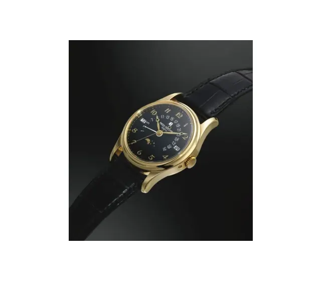 Patek Philippe Grand Complications Perpetual Calendar 5050 Yellow Gold / Black Breguet