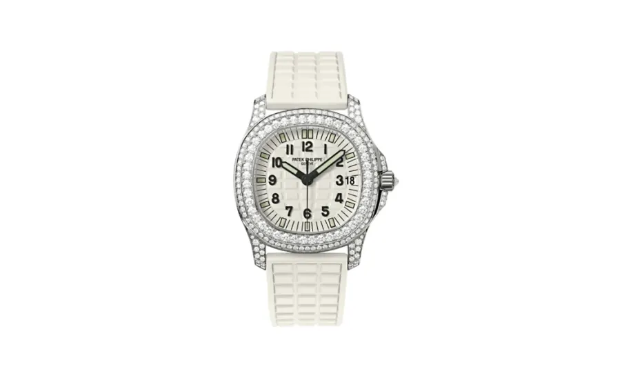 Patek Philippe Aquanaut 5069 White Gold White