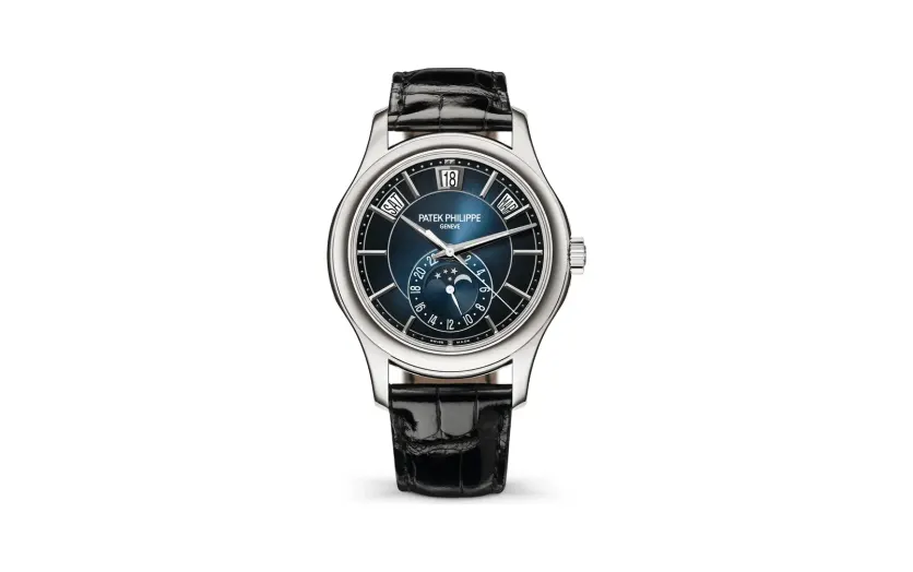 Patek Philippe Complications, White gold, Blue dial