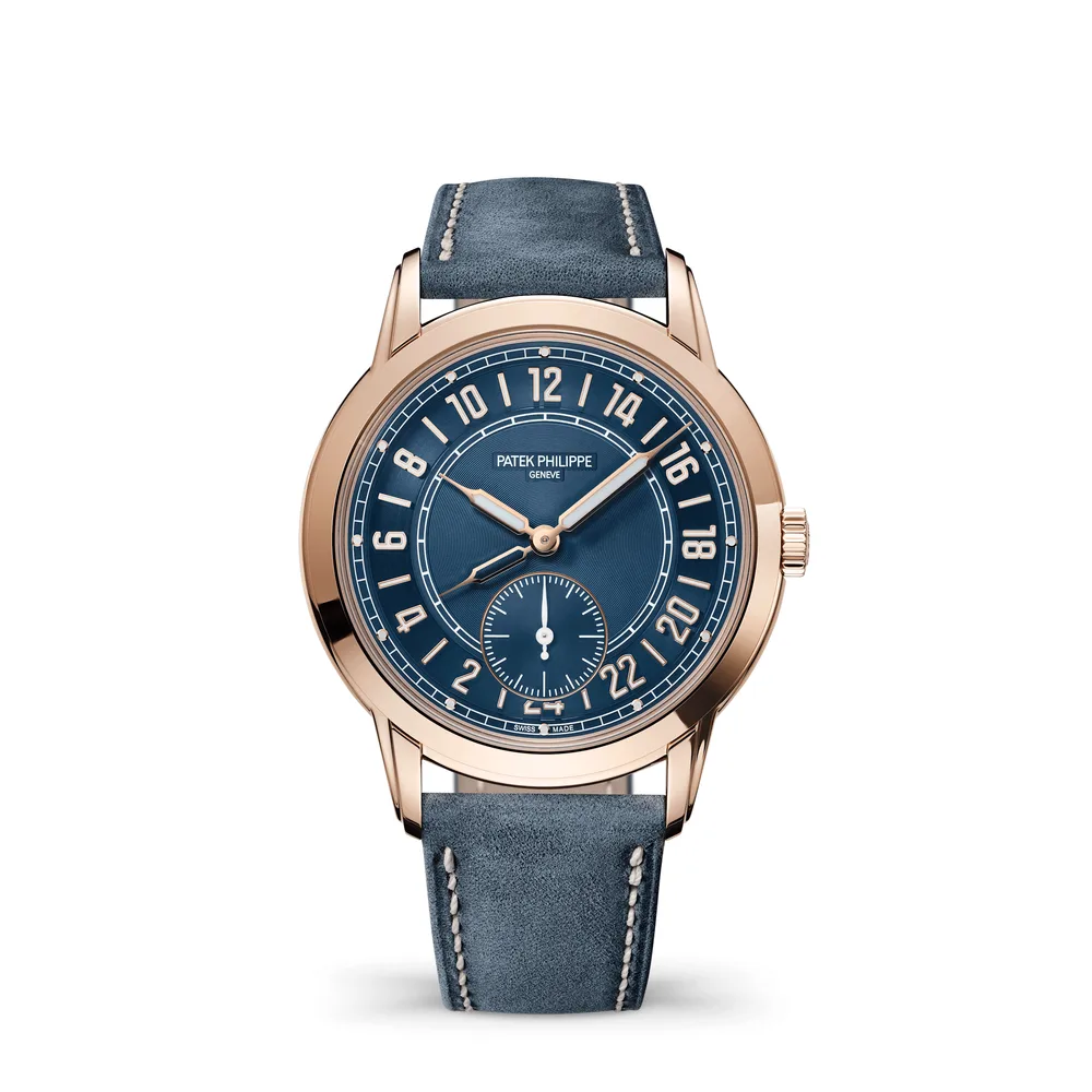Patek Philippe Complications, Rose gold, Blue dial
