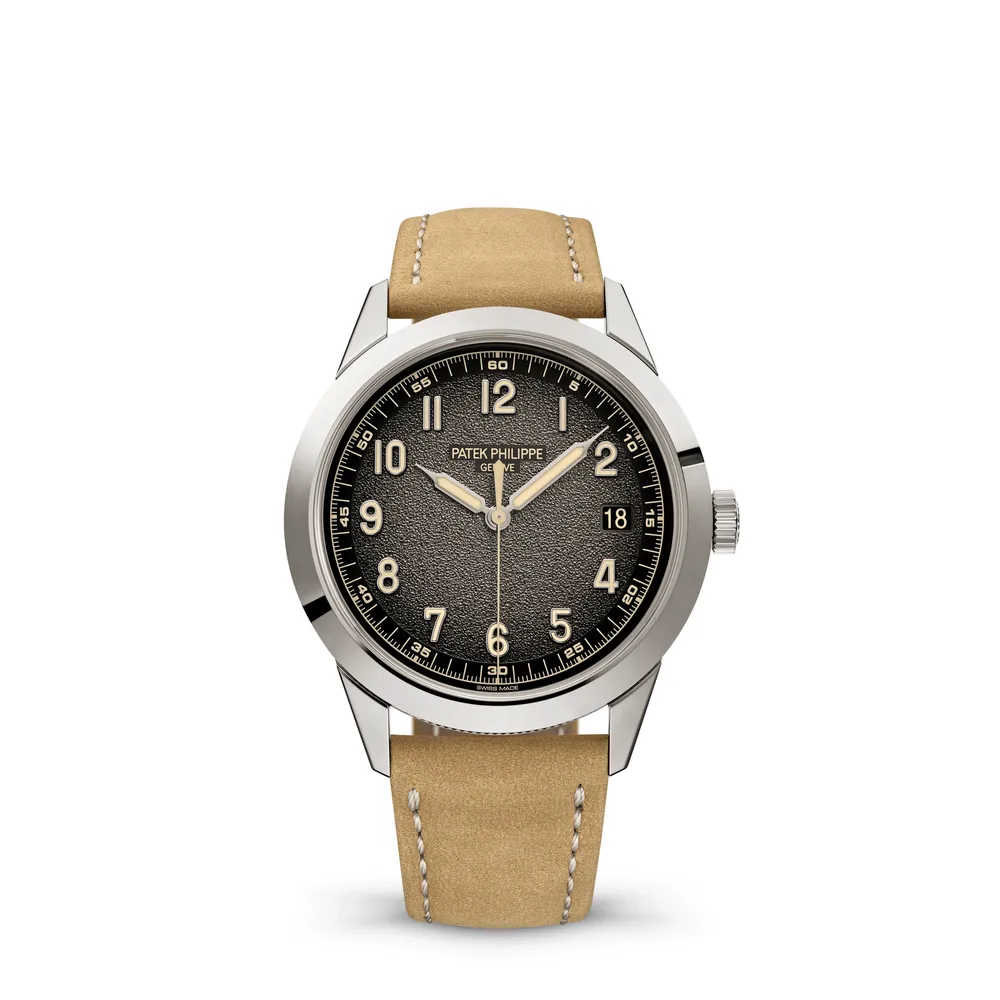 Patek Philippe Calatrava, White gold, Charcoal grey dial