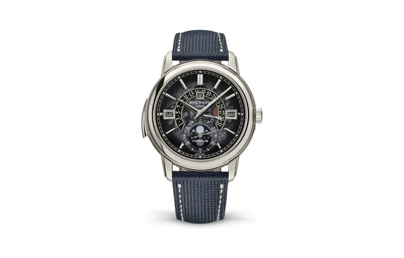 Patek Philippe Grand Complications, Platinum, Blue metallised dial
