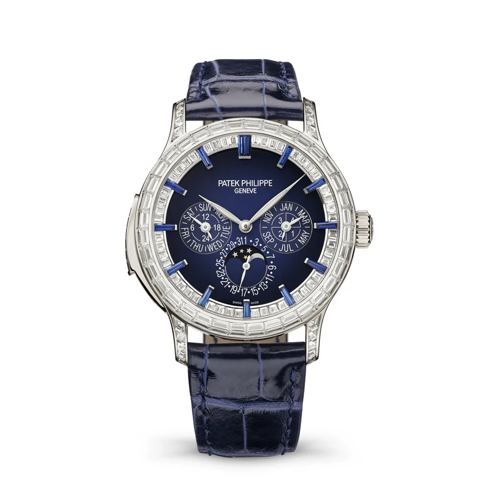 Patek Philippe Grand Complications, Platinum, Blue dial