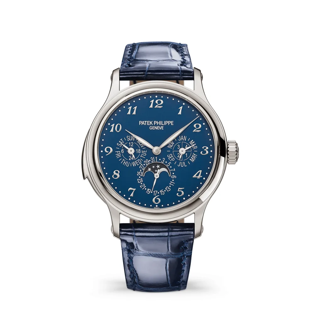 Patek Philippe Grand Complications, White gold, Blue dial