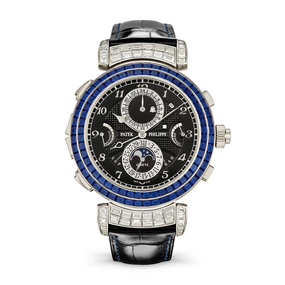 Patek Philippe Grand Complications, White gold, Ebony black dial