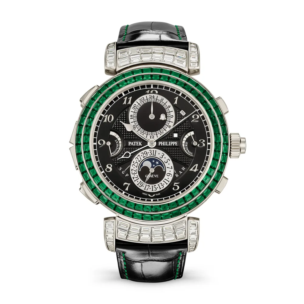 Patek Philippe Grand Complications, White gold, Ebony black dial