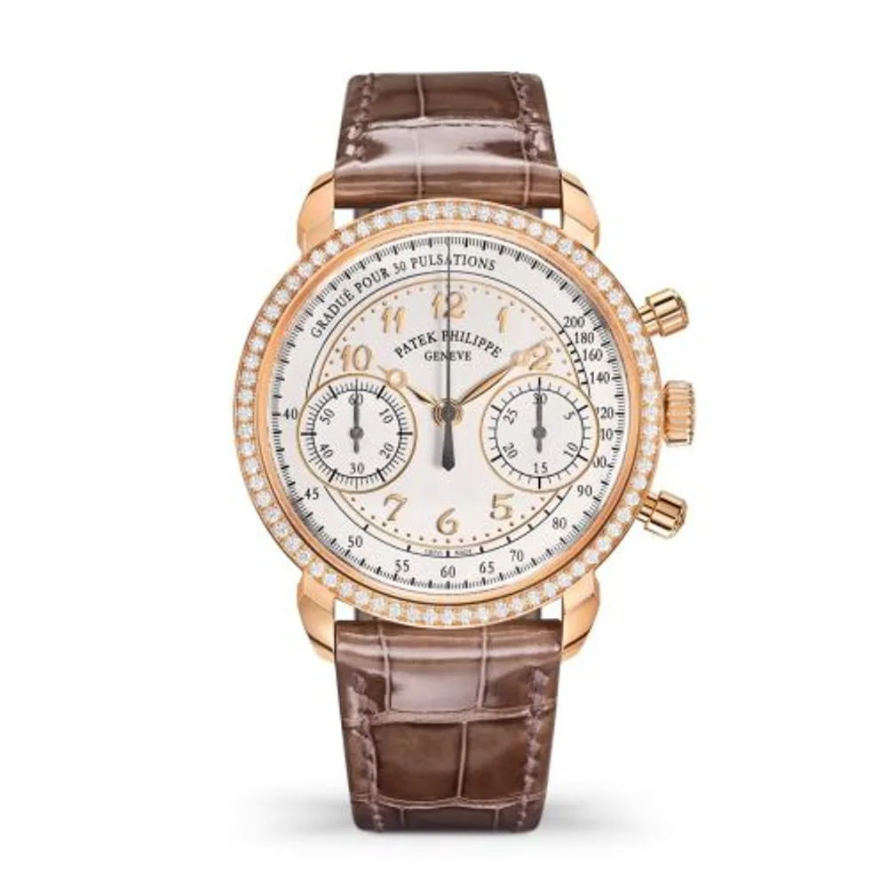 Patek Philippe Complications Chronograph 7150 Rose Gold / Silver