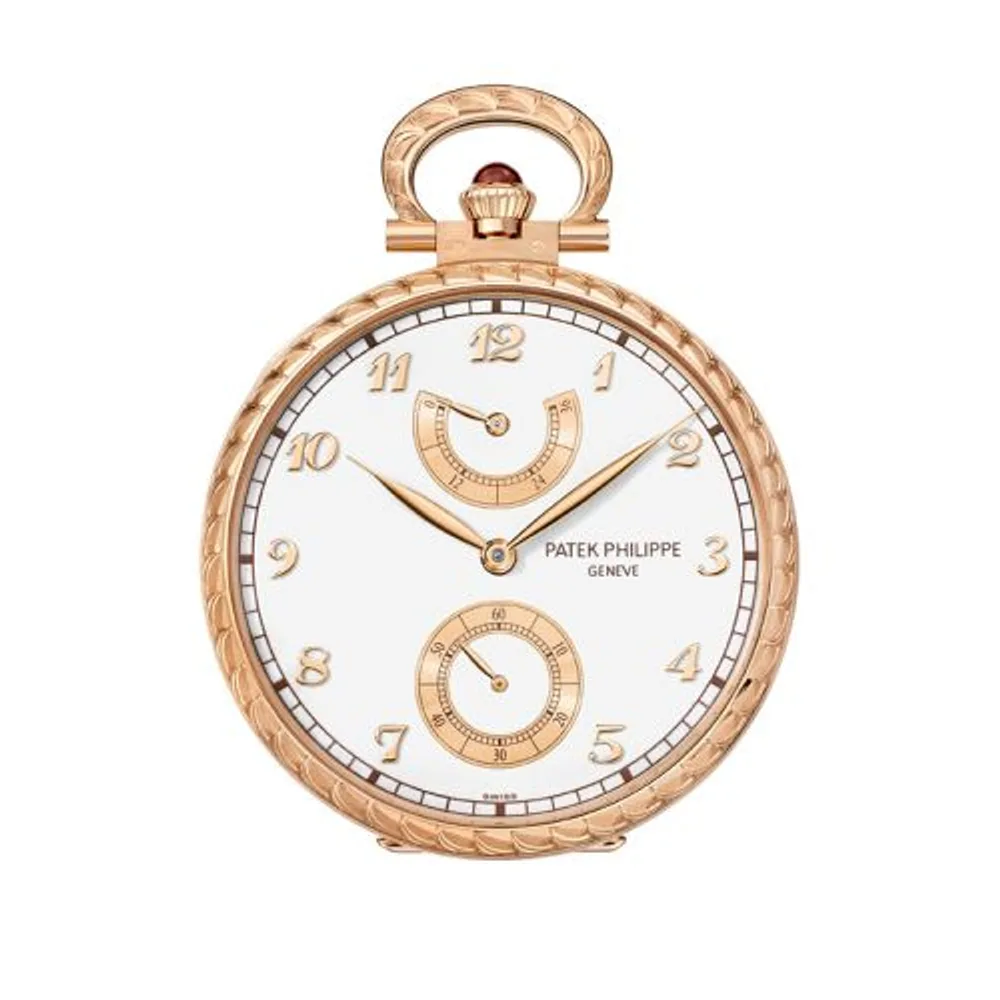 Patek Philippe Pocket Watch Lepine Power Reserve Rose Gold / Lateen Sails