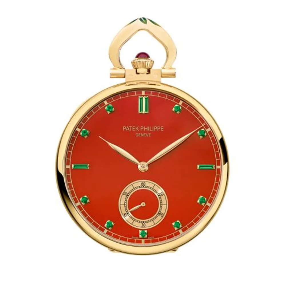 Patek Philippe Pocket Watch Lepine Yellow Gold / Tudor Rose