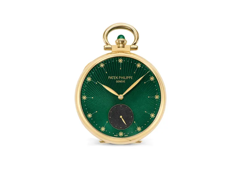 Patek Philippe Rare Handcrafts, Yellow gold, Green dial