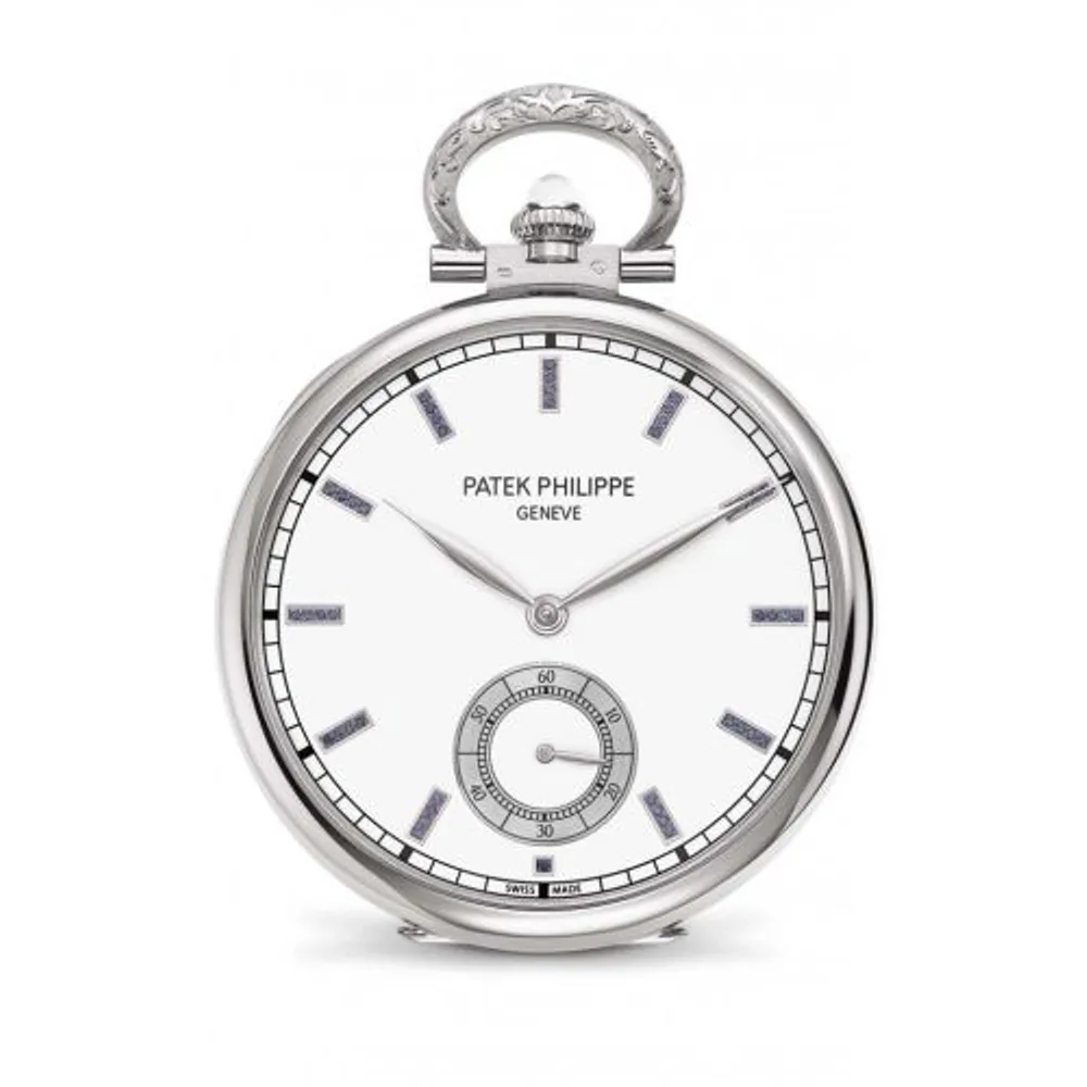 Patek Philippe Pocket Watch Lepine White Gold / Mount Rushmore