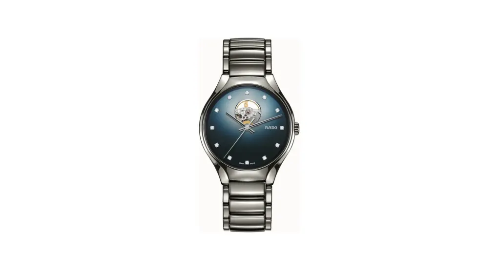 Rado True Round Secret Diamonds, Plasma High-Tech Ceramic, Titanium