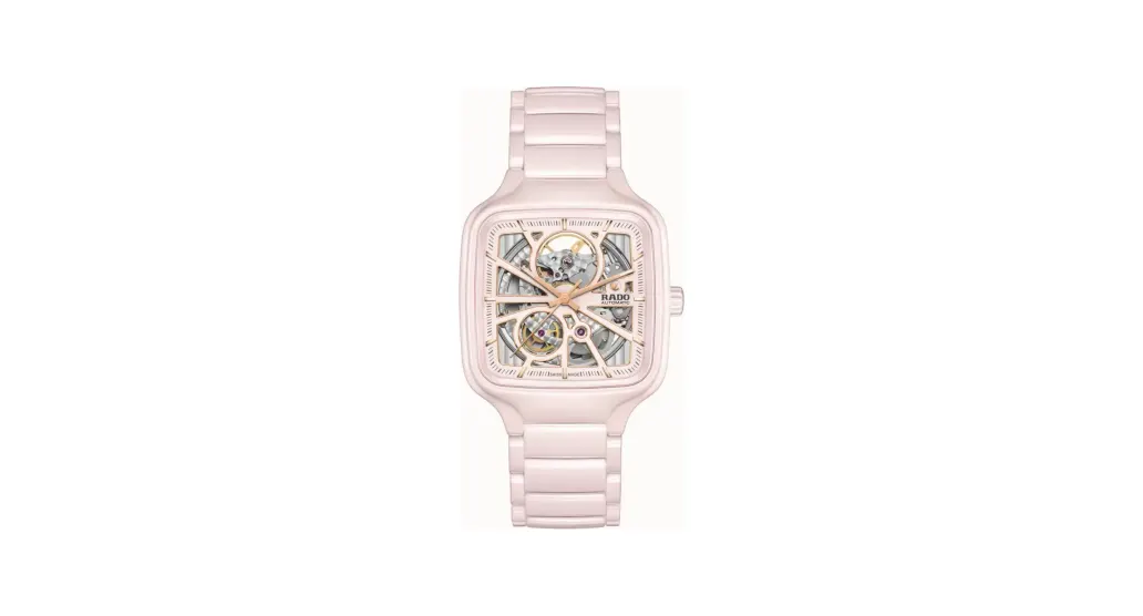 Rado True Square Automatic Open Heart, High-Tech Ceramic