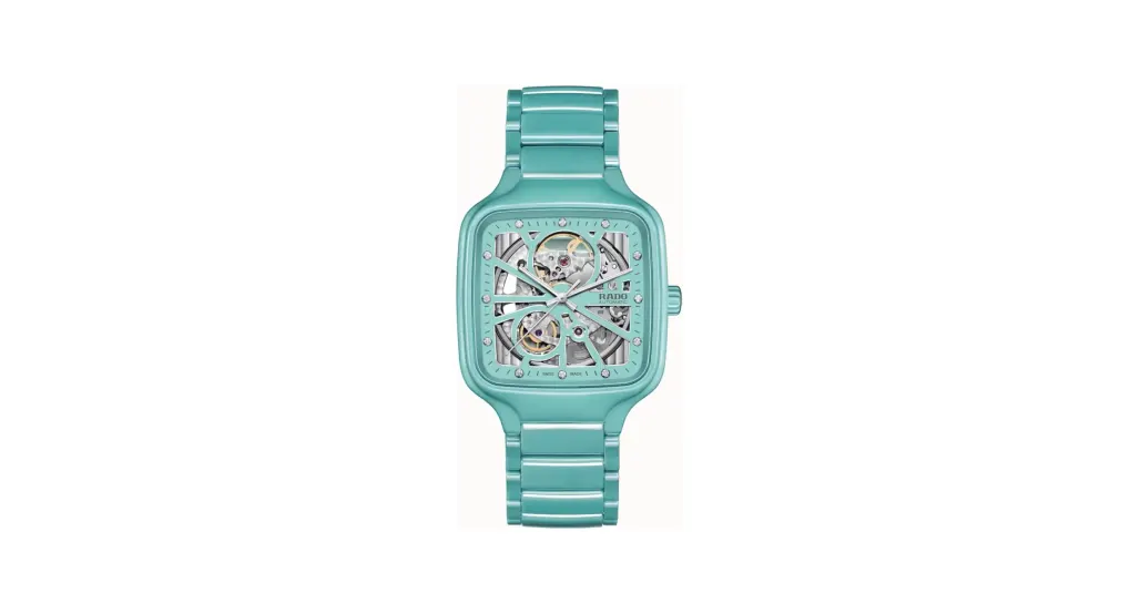 Rado True Square Automatic Open Heart, High-Tech Ceramic