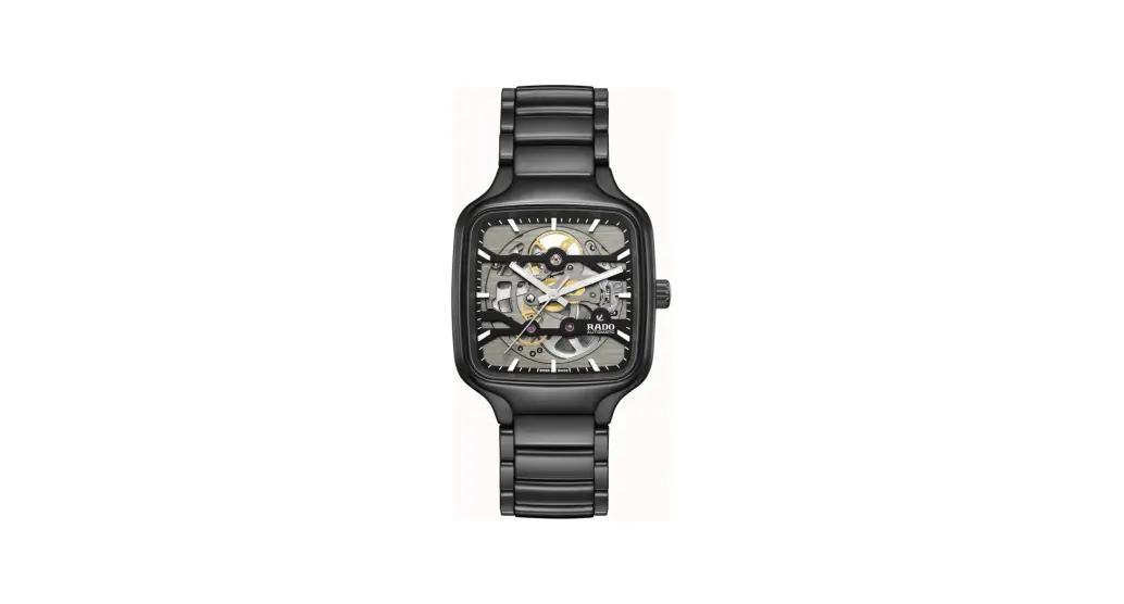 Rado True Square Automatic Skeleton, High-Tech Ceramic