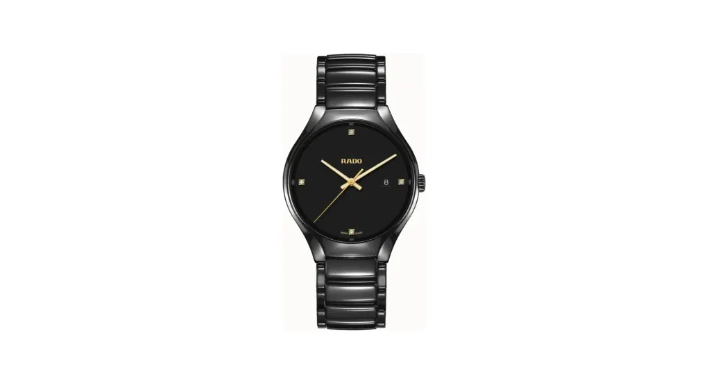Rado True Round Diamonds, High-Tech Ceramic, Titanium / PVD